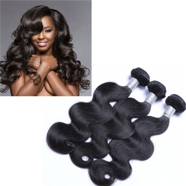 EMEDA virgin unprocessed natural body wave peruvian hair bundle deals QM027